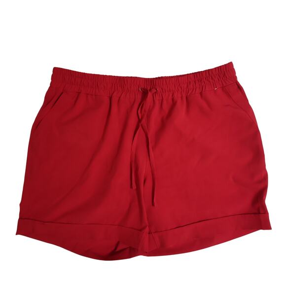 Mondetta Womens Active Short Drawstrings Cuffed Hem High Rise Pockets 3 Colors L - Picture 13 of 16